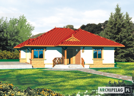 Projekty domów Archipelag - Weronika (e. II)