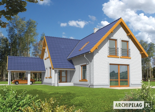 Projekty domów Archipelag - Halszka