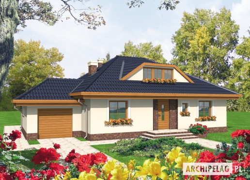 Projekty domów Archipelag - Dąbrówka G1