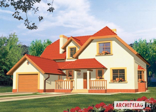 Projekty domów Archipelag - Marzena (z piwnicą)