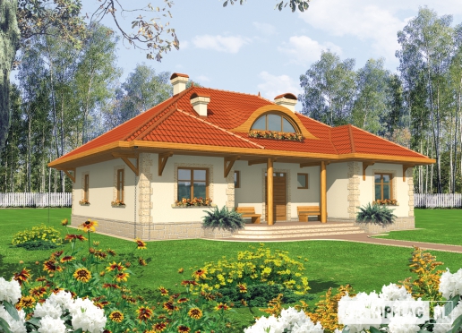 Projekty domów Archipelag - Mery (w. I)