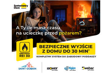 ISOVER i RIGIPS edukują o ognioodporności i przedstawiają kompletny system do zabudowy poddaszy