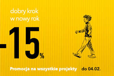 -15% na wszystkie projekty. Przedłużamy promocję! 