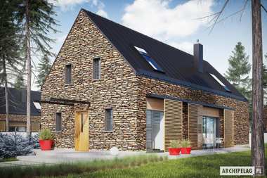 TOP 5 projektów domów w kształcie stodoły