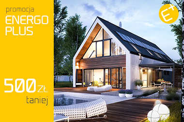 500 zł RABATU na projekty domów ENERGO PLUS 
