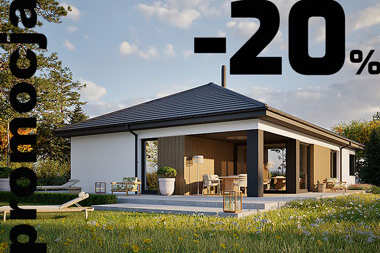 BLACK WEEK 20% rabatu na wszystkie projekty domów!