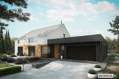 TOP 5 domów z garażem dwustanowiskowym