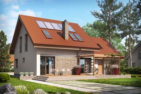 Jeden dom, dwa różne style wykończenia elewacji