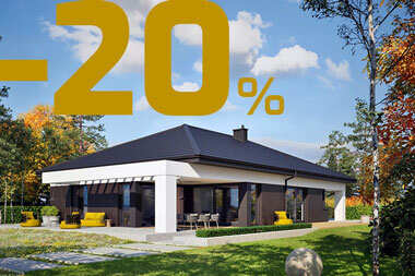 Wakacyjna promocja - 20% RABATU na wszystkie projekty domów