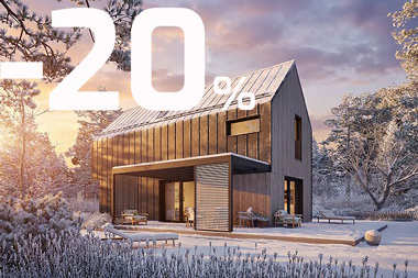 Promocja STYCZNIOWA! 20% RABATU na wszystkie projekty domów