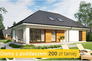 Domy z poddaszem 200 zł TANIEJ – skorzystaj z promocji!