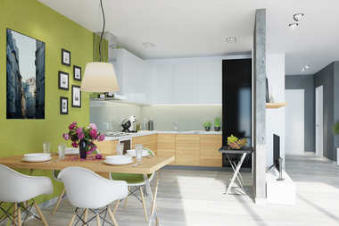 WNĘTRZA-INSPIRACJE – projekt domu Sambor G2 (dwulokalowy) – stylowo, lekko, nowocześnie