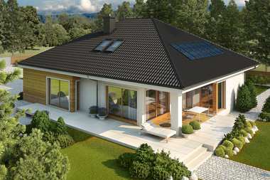 Projekty domów z dużą kotłownią na paliwo stałe