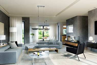 WNĘTRZA-INSPIRACJE – projekt domu Magnus II G2 – oddech, przestrzeń, relaks…