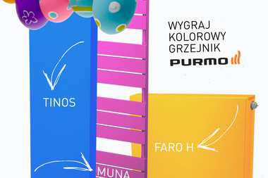 Konkurs „Wygraj kolorowy grzejnik Purmo"!