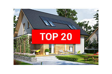 TOP 20 – najlepsze domy z dachem dwuspadowym 