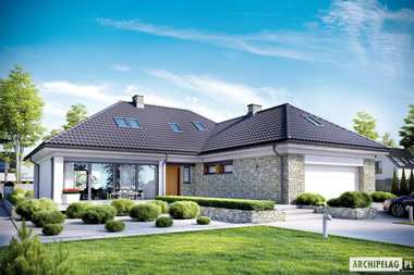 TOP 10 – domy z użytkowym poddaszem i garażem