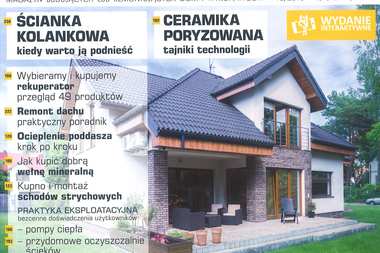 Nowy numer miesięcznika „Budujemy dom” z naszymi projektami i poradami!