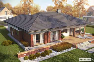 Modne połączenie – klinkier i dachówka