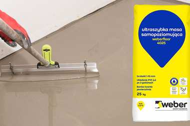 Ultraszybkie prace podłogowe z weberfloor 4025
