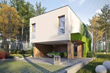 Najlepsze projekty domów z wiatą – 7 gotowych propozycji