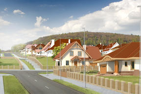 Osiedle domów jednorodzinnych w Wałbrzychu 