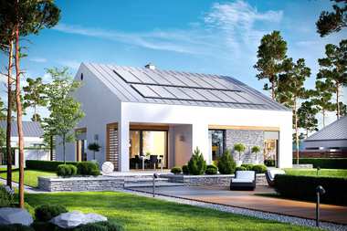 3 małe (do 100 m2) gotowe projekty domów energooszczędnych ENERGO PLUS