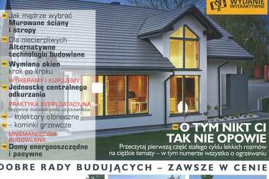 Nasze projekty i porady w najnowszym numerze "Budujemy Dom"!