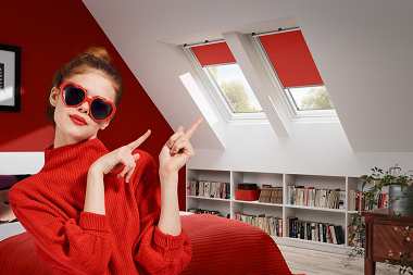 Pobaw się feerią barw z nową kolekcją rolet zaciemniających VELUX