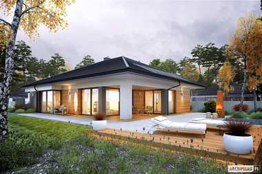 Piękny projekt domu z czterema sypialniami – Tanita III G2