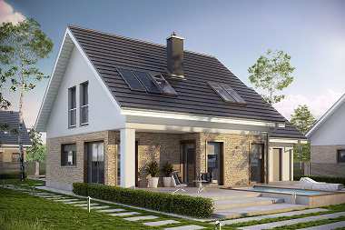 Proste i tanie w budowie domy z poddaszem