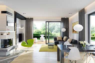 WNĘTRZA-INSPIRACJE – projekt domu Astrid (mała) G2 – ze smakiem i lekkością