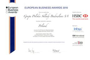 PSB w konkursie European Business Awards PSB w konkursie European Business Awards 