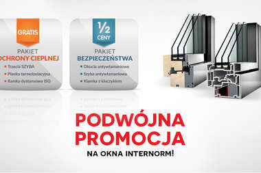 Zimowa podwójna promocja na okna Internorm!