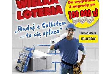 Rusza wielka loteria "Buduj z SOLBETEM to się opłaca"