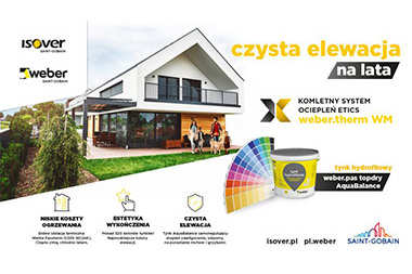 Czysta elewacja na lata - system ociepleń ETICS