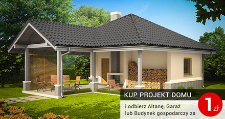 Garaż, budynek gospodarczy lub altana za 1 zł