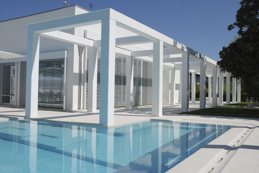 System sufitowy do ogrzewania i chłodzenia b!klimax z płyty gipsowo-kartonowej zastosowany w wyremontowanej willi w Mestre (Wenecja, Włochy)  Powierzchnia: 270 m²