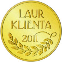 Złote godło Laur Klienta 2011