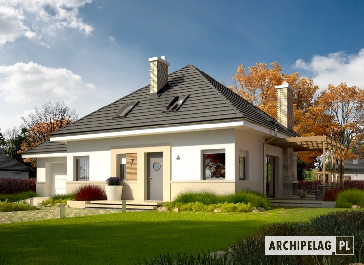 Dom Niki G1 widok od frontu