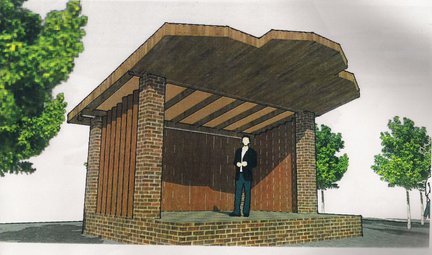 Zwycięski projekt z Chwalimierza pt. Nasze małe okno na świat - budowa sceny