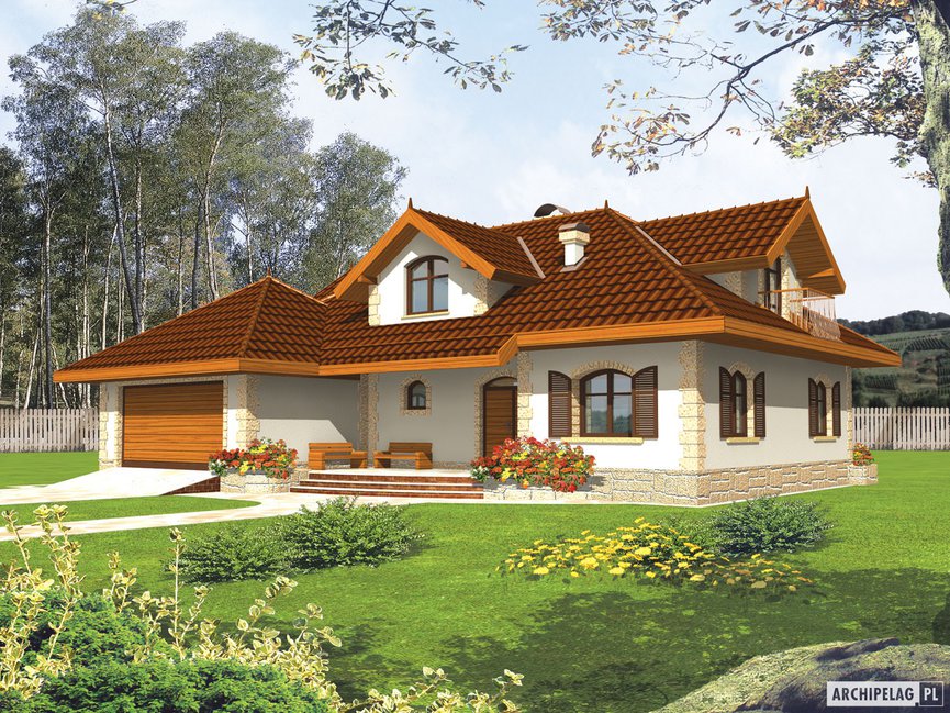 Wizualizacja projektu domu Marysia II G2