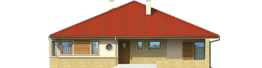 Flori - Projekt domu Flori - elewacja frontowa