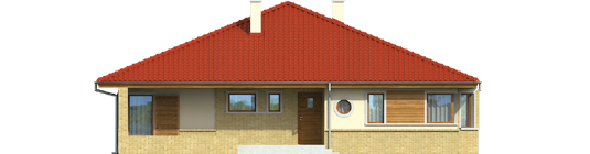 Flori - Projekt domu Flori - elewacja frontowa