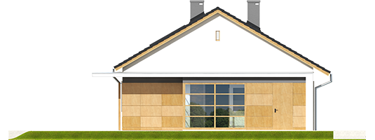 Emi - Projekty domów ARCHIPELAG - Emi - elewacja lewa