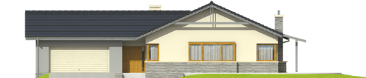 Selena G2 - Projekt domu Selena G2 - elewacja frontowa