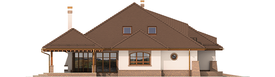 Severina G2 Mocca - Projekt domu Seweryna G2 Mocca - elewacja prawa