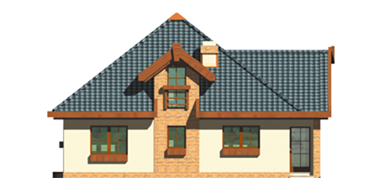 Olivia - Projekt domu Oliwia - elewacja frontowa