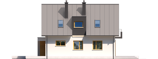Eliot G1 - Projekty domów ARCHIPELAG - Eliot G1 - elewacja lewa