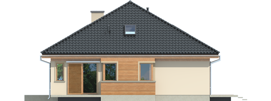 Andrea - Projekt domu Andrea - elewacja lewa